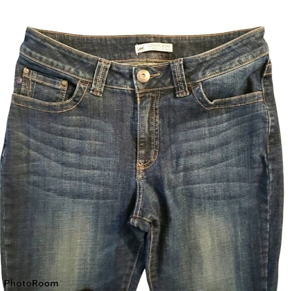 Lee Slender Secret Low Waist Jeans Size 13 Embroidered Beaded Pockets 30 x 29 - Picture 3 of 5